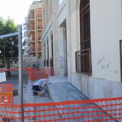 Lavori per la costruzione di uno scivolo disabili al Liceo Classico