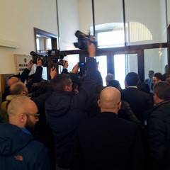Mario Monti al tribunale di Trani