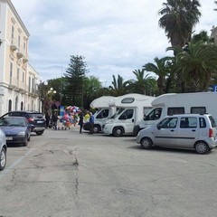 Camper in piazza Plebiscito