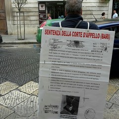 Protesta fuori al Tribunale del Lavoro