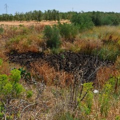 Cava-discarica a fuoco