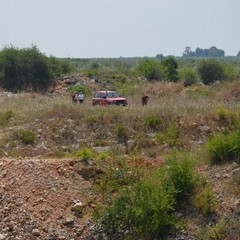 Cava-discarica a fuoco