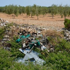 Cava-discarica a fuoco