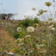 Cava-discarica a fuoco