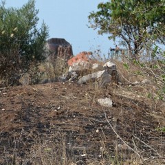 Cava-discarica a fuoco