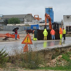 Lavori sulla SP 1 "Andria-Trani" dopo cedimento