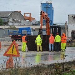 Lavori sulla SP 1 "Andria-Trani" dopo cedimento