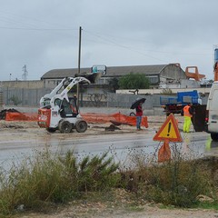 Lavori sulla SP 1 "Andria-Trani" dopo cedimento