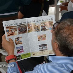 Manifestazione del calcio femminile tranese alla Lega Navale