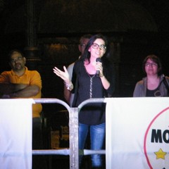 Comizio in Piazza della Repubblica del Movimento Cinque Stelle