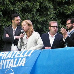 Comizio in Piazza della Repubblica con Giorgia Meloni