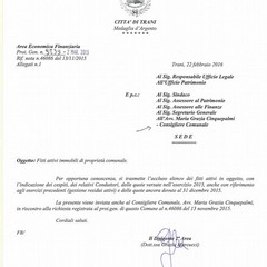 Elenco dei fitti attivi