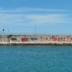 Graffiti sul porto
