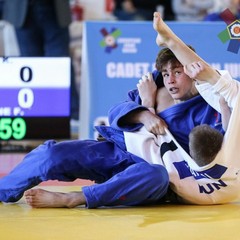 Fabio Carbone della Judo Trani all'European Cadet Cup