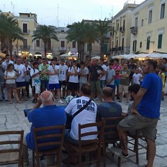 Vigor Trani, i tifosi si riuniscono in piazza Teatro