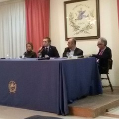 Raffaele Sollecito ieri ospite del convegno organizzato dall'Agifor di Trani