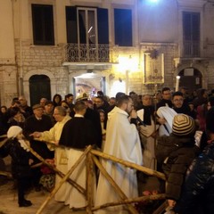 Benedizione del presepe artistico in Piazza Libertà - Natale 2015