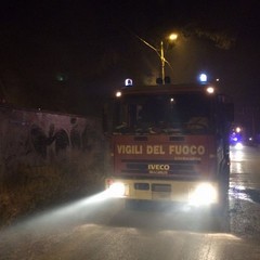 Intervento dei Vigili del Fuoco in via Verdi