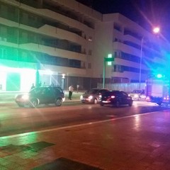 Cedimento del terreno del palazzo della farmacia in via Superga