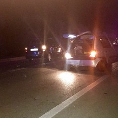 Incidente sulla Trani-Corato: due i mezzi coinvolti, un ferito