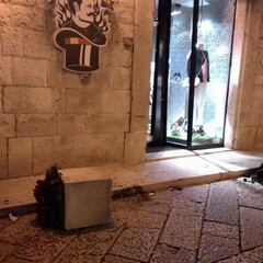 Vandali in azione nella notte, deturpate le fioriere di piazza Libertà