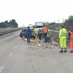 Incidente sulla 16 bis, coinvolti un camion e un'auto