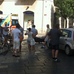 Incidente all'incrocio tra corso Vittorio Emanuele e via Lepanto