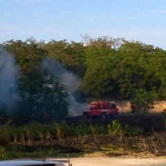 Incendio in via Istria