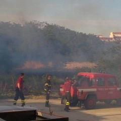 Incendio in via Istria