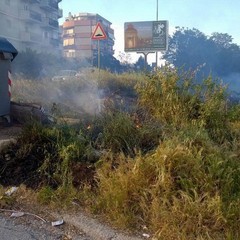 Incendio in via Istria