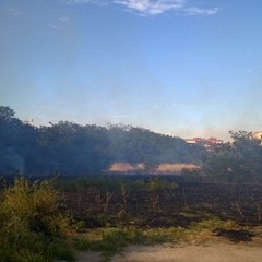 Incendio in via Istria