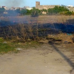 Incendio in via Istria