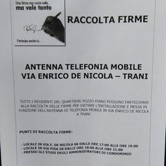 Petizione per rimuovere l'antenna