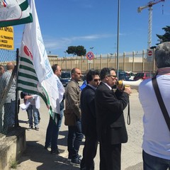 Protesta degli agenti di Polizia Penitenziaria