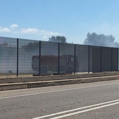 Incendio in via bisceglie