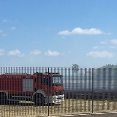 Incendio in via bisceglie