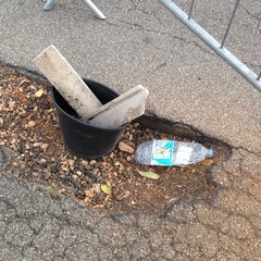 Buca in via Borsellino