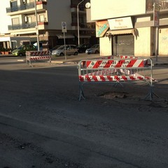 buche in via Falcone e via Borsellino