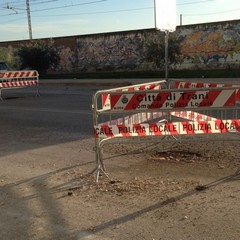 buche in via Falcone e via Borsellino