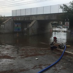Sottovia di Pozzopiano allagato