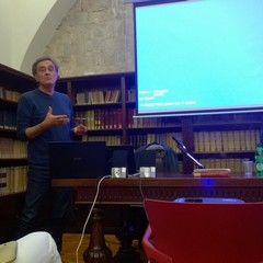 Antonio Bruscoli in Biblioteca comunale