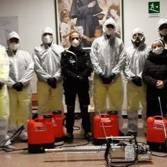 Sanificazione Amiu alla Merloni di Bari