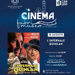 Trani, il grande cinema continua tra Cattedrale e Mare: in programma L'infernale Quinlan, Orfeo e Zelig