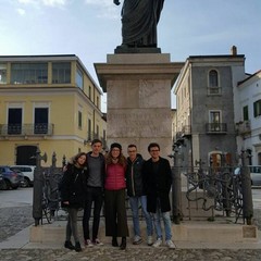 Gli alunni Davide Mastrorillo e Andrea Di Bisceglie