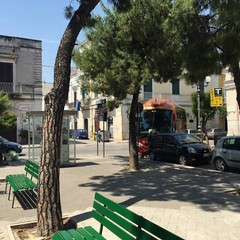 Bus bloccato in Piazza Gradenico