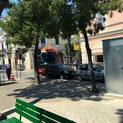 Bus bloccato in Piazza Gradenico