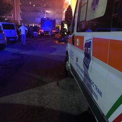 Incendio in un appartamento di via Amendola