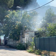 Incendio Villa via Verdi