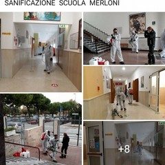 Sanificazione Amiu alla Merloni di Bari