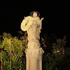 Omaggio floreale alla Madonna dell'Immacolata